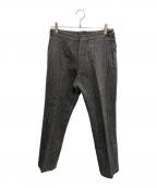 COMME des GARCONS HOMME PLUSコムデギャルソンオムプリュス）の古着「ツイードスラックス」｜グレー