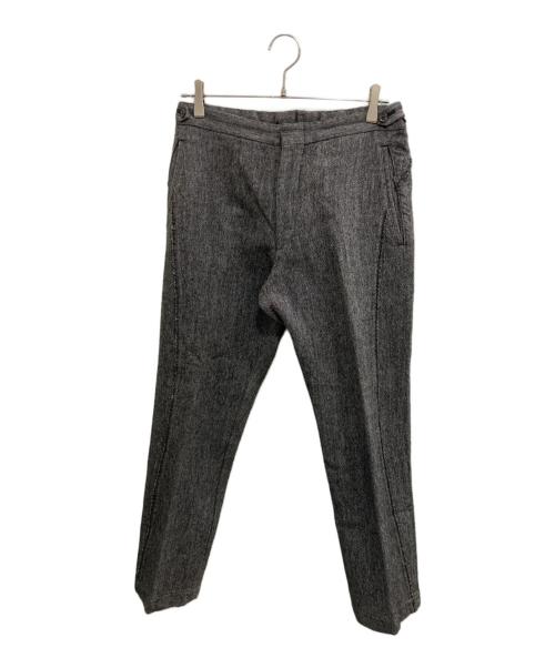 COMME des GARCONS HOMME PLUS（コムデギャルソンオムプリュス）COMME des GARCONS HOMME PLUS (コムデギャルソンオムプリュス) ツイードスラックス グレー サイズ:Sの古着・服飾アイテム