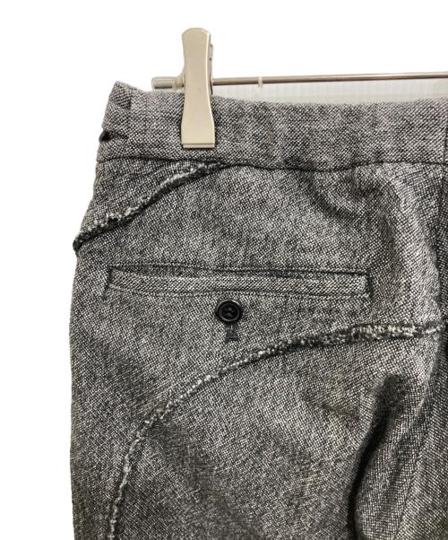 COMME des GARCONS HOMME PLUS（コムデギャルソンオムプリュス）COMME des GARCONS HOMME PLUS (コムデギャルソンオムプリュス) ツイードスラックス グレー サイズ:Sの古着・服飾アイテム