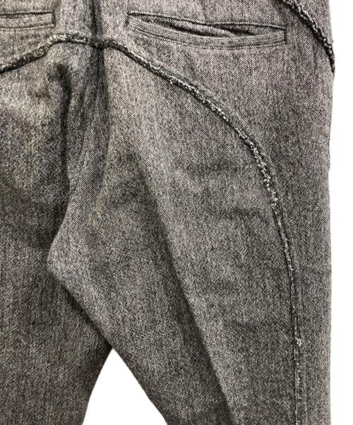 COMME des GARCONS HOMME PLUS（コムデギャルソンオムプリュス）COMME des GARCONS HOMME PLUS (コムデギャルソンオムプリュス) ツイードスラックス グレー サイズ:Sの古着・服飾アイテム