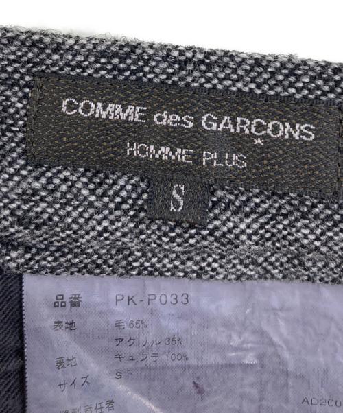 COMME des GARCONS HOMME PLUS（コムデギャルソンオムプリュス）COMME des GARCONS HOMME PLUS (コムデギャルソンオムプリュス) ツイードスラックス グレー サイズ:Sの古着・服飾アイテム