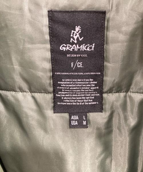 GRAMICCI（グラミチ）GRAMICCI (グラミチ) F/CE. (エフシーイー) MILITARY PADDING BLOUSON オリーブ サイズ:Lの古着・服飾アイテム