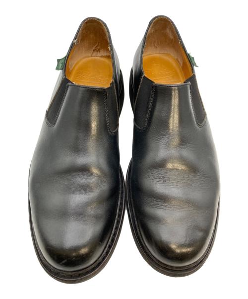 PARABOOT（パラブーツ）PARABOOT (パラブーツ) NANO サイドゴアレザーシューズ ブラック サイズ:6 1/2の古着・服飾アイテム
