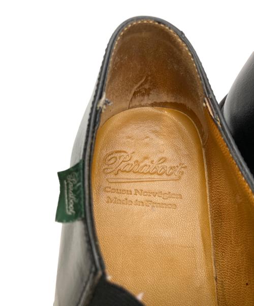 PARABOOT（パラブーツ）PARABOOT (パラブーツ) NANO サイドゴアレザーシューズ ブラック サイズ:6 1/2の古着・服飾アイテム