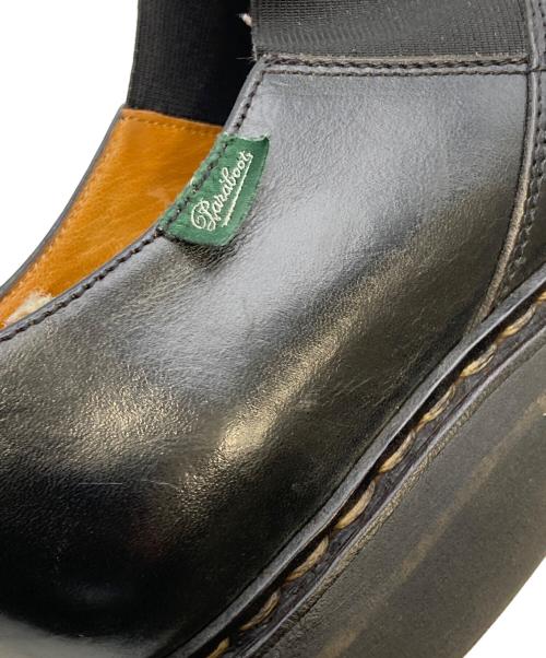 PARABOOT（パラブーツ）PARABOOT (パラブーツ) NANO サイドゴアレザーシューズ ブラック サイズ:6 1/2の古着・服飾アイテム
