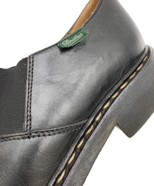 PARABOOT（パラブーツ）PARABOOT (パラブーツ) NANO サイドゴアレザーシューズ ブラック サイズ:6 1/2の古着・服飾アイテム
