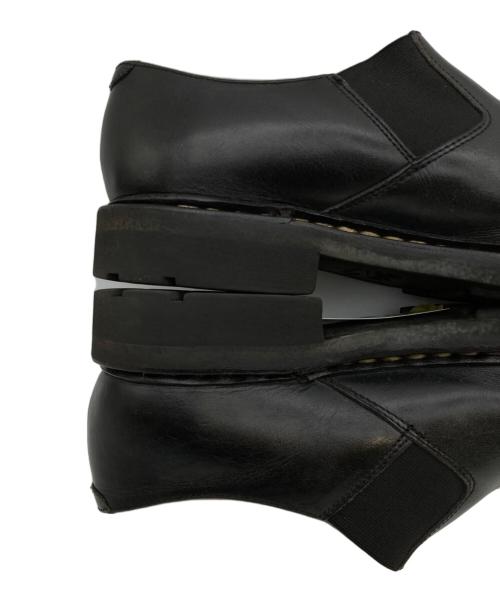 PARABOOT（パラブーツ）PARABOOT (パラブーツ) NANO サイドゴアレザーシューズ ブラック サイズ:6 1/2の古着・服飾アイテム