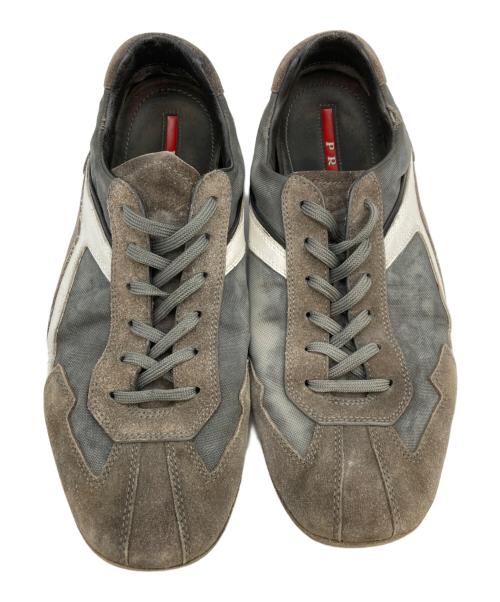 PRADA SPORTS（プラダスポーツ）PRADA SPORTS (プラダスポーツ) Pre-Owned スニーカー グレー サイズ: 6 1/2の古着・服飾アイテム