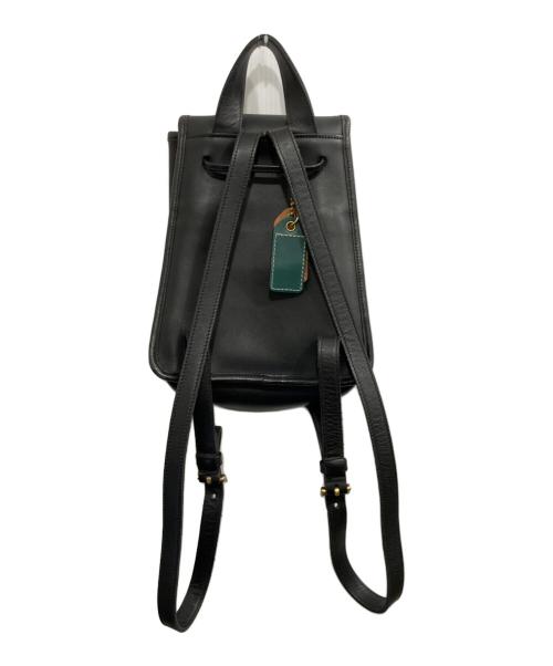 COACH（コーチ）COACH (コーチ) レザーリュック ブラックの古着・服飾アイテム