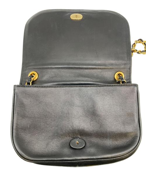 CHANEL（シャネル）CHANEL (シャネル) ココマークチェーンショルダーバッグ ブラックの古着・服飾アイテム