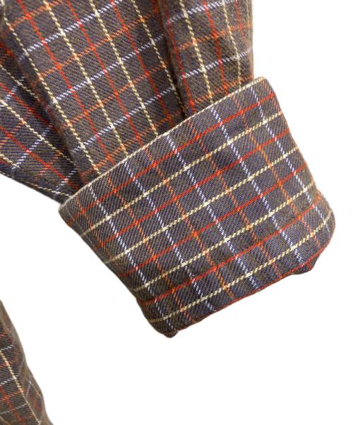 ISSEY MIYAKE（イッセイミヤケ）ISSEY MIYAKE (イッセイミヤケ) キルティングチェックシャツ グレー サイズ:3の古着・服飾アイテム