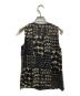 CHANEL (シャネル) 総柄シルクノースリーブシャツ ブラック サイズ:34：40000円
