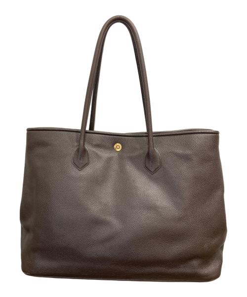 Cisei firenze（チセイ フィレンツェ）Cisei firenze (チセイ フィレンツェ) LD TOTE/レザートートバッグ ブラウンの古着・服飾アイテム