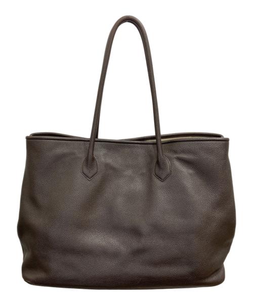 Cisei firenze（チセイ フィレンツェ）Cisei firenze (チセイ フィレンツェ) LD TOTE/レザートートバッグ ブラウンの古着・服飾アイテム