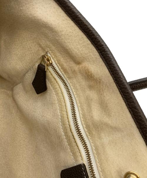 Cisei firenze（チセイ フィレンツェ）Cisei firenze (チセイ フィレンツェ) LD TOTE/レザートートバッグ ブラウンの古着・服飾アイテム