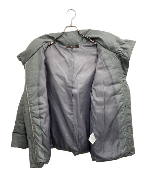 ReFLEcT（リフレクト）ReFLEcT (リフレクト) フーデッドミドルダウンコート グレー サイズ:9の古着・服飾アイテム