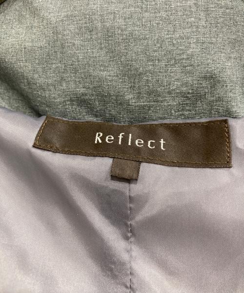 ReFLEcT（リフレクト）ReFLEcT (リフレクト) フーデッドミドルダウンコート グレー サイズ:9の古着・服飾アイテム