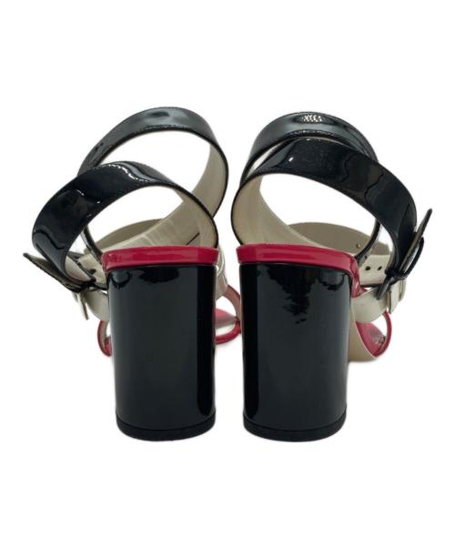 BOTTEGA VENETA（ボッテガベネタ）BOTTEGA VENETA (ボッテガベネタ) エナメルストラップサンダル ピンク サイズ:23㎝の古着・服飾アイテム