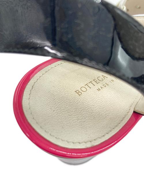 BOTTEGA VENETA（ボッテガベネタ）BOTTEGA VENETA (ボッテガベネタ) エナメルストラップサンダル ピンク サイズ:23㎝の古着・服飾アイテム
