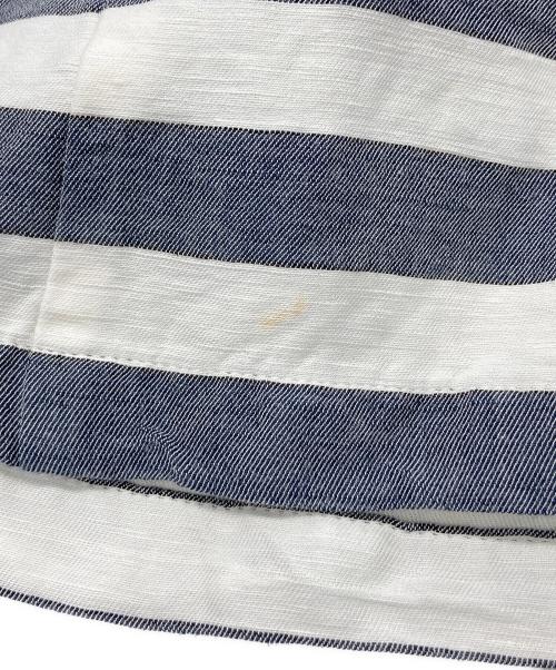 Max Mara Studio（マックスマーラ ストゥディオ）Max Mara Studio (マックスマーラ ストゥディオ) リネン混半袖ワンピース ホワイト サイズ:Lの古着・服飾アイテム