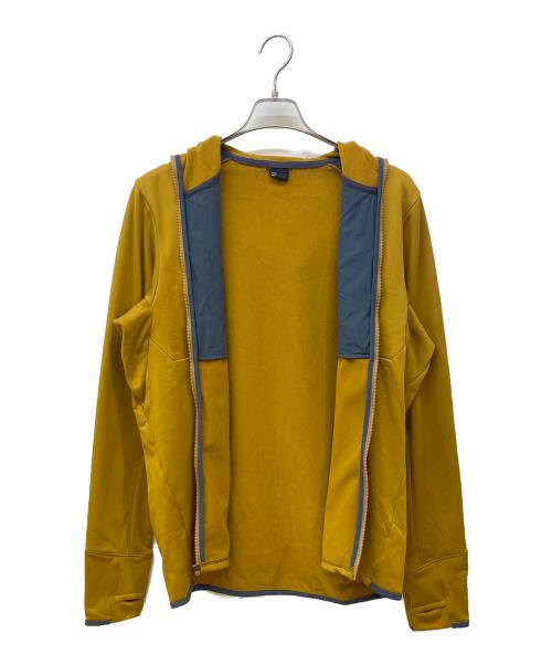Patagonia（パタゴニア）Patagonia (パタゴニア) R1サーマル・フルジップ・フーディ イエロー サイズ:Lの古着・服飾アイテム