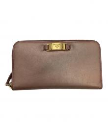 PRADA（プラダ）の古着「長財布」｜ピンク