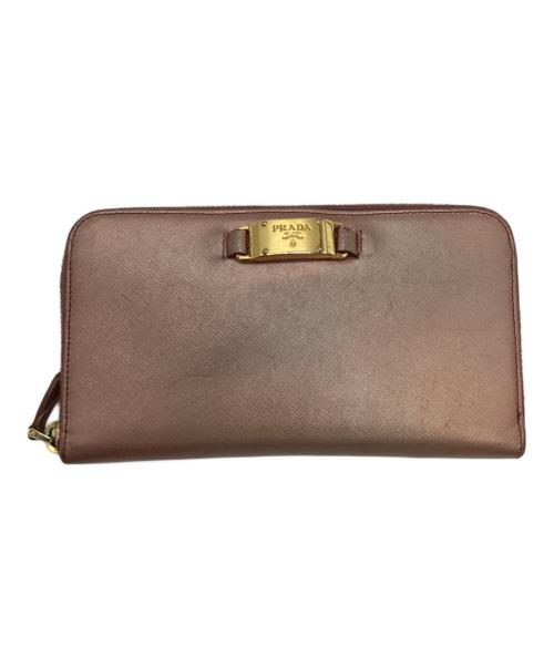 PRADA（プラダ）PRADA (プラダ) 長財布 ピンクの古着・服飾アイテム