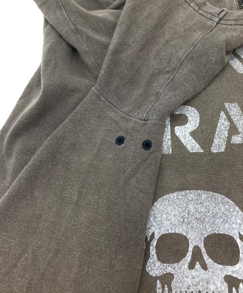 NUMBER (N)INE（ナンバーナイン）NUMBER (N)INE (ナンバーナイン) プリントTシャツ カーキ サイズ:3の古着・服飾アイテム