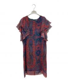 MULLER（ミューラー）の古着「ブラウスワンピース」｜レッド