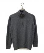 Barbourバブアー）の古着「ハーフジップニット」｜グレー