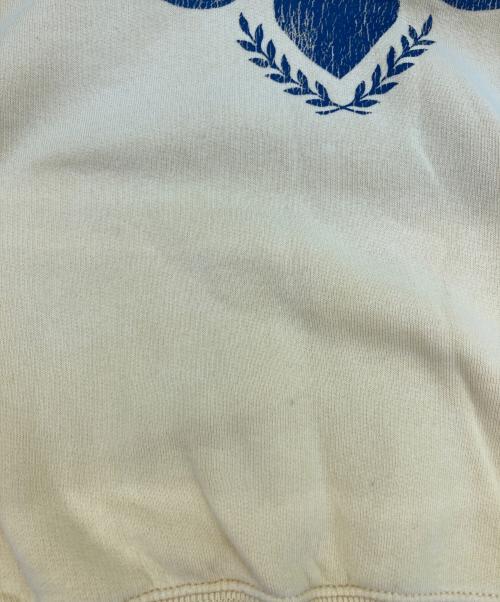 POLO RALPH LAUREN（ポロ・ラルフローレン）POLO RALPH LAUREN (ポロ・ラルフローレン) ピースラブプリントスウェット イエロー サイズ:XSの古着・服飾アイテム