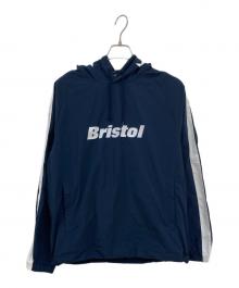 F.C.R.B.（エフシーレアルブリストル）の古着「スタープリントロゴナイロンパーカー」｜ネイビー