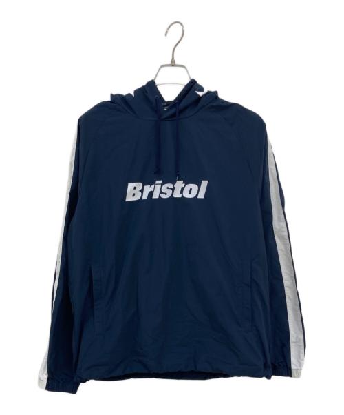 F.C.R.B.（エフシーレアルブリストル）F.C.R.B. (エフシーレアルブリストル) スタープリントロゴナイロンパーカー ネイビー サイズ:Mの古着・服飾アイテム