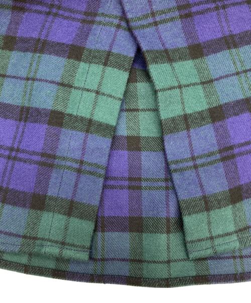 uniform experiment（ユニフォームエクスペリメント）uniform experiment (ユニフォームエクスペリメント) ネルチェックシャツ グリーン×ブルー サイズ:Sの古着・服飾アイテム