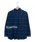 uniform experiment (ユニフォームエクスペリメント) ネルチェックシャツ グリーン×ブルー サイズ:S：5000円
