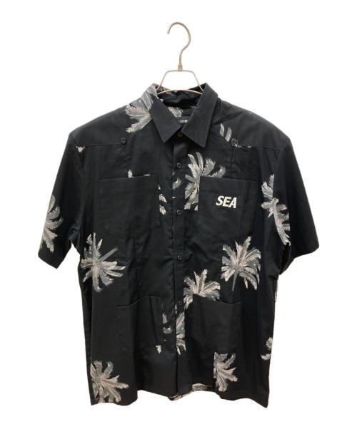 WIND AND SEA（ウィンダンシー）WIND AND SEA (ウィンダンシー) プリントシャツ ブラック サイズ:Sの古着・服飾アイテム