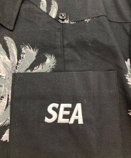 WIND AND SEA（ウィンダンシー）WIND AND SEA (ウィンダンシー) プリントシャツ ブラック サイズ:Sの古着・服飾アイテム