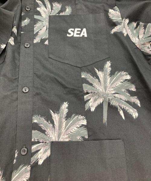 WIND AND SEA（ウィンダンシー）WIND AND SEA (ウィンダンシー) プリントシャツ ブラック サイズ:Sの古着・服飾アイテム