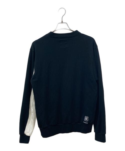 uniform experiment（ユニフォームエクスペリメント）uniform experiment (ユニフォームエクスペリメント) スウェットカーディガン ブラック サイズ:Mの古着・服飾アイテム