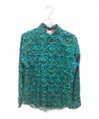 PAUL SMITHポールスミス）の古着「総柄シャツ」｜グリーン