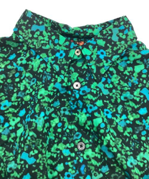 PAUL SMITH（ポールスミス）Paul Smith (ポールスミス) 総柄シャツ グリーン サイズ:Lの古着・服飾アイテム