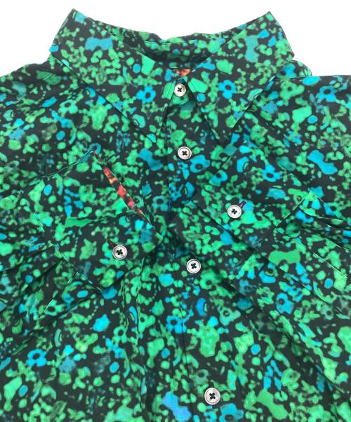 PAUL SMITH（ポールスミス）Paul Smith (ポールスミス) 総柄シャツ グリーン サイズ:Lの古着・服飾アイテム