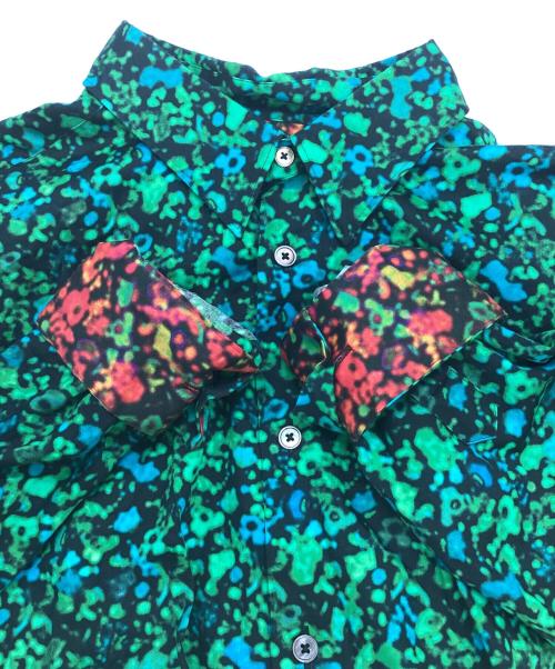 PAUL SMITH（ポールスミス）Paul Smith (ポールスミス) 総柄シャツ グリーン サイズ:Lの古着・服飾アイテム