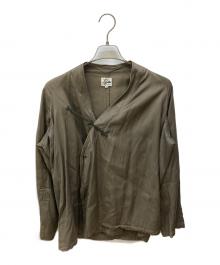 Needles（ニードルズ）の古着「レーヨンコットンカーディガン」｜ブラウン