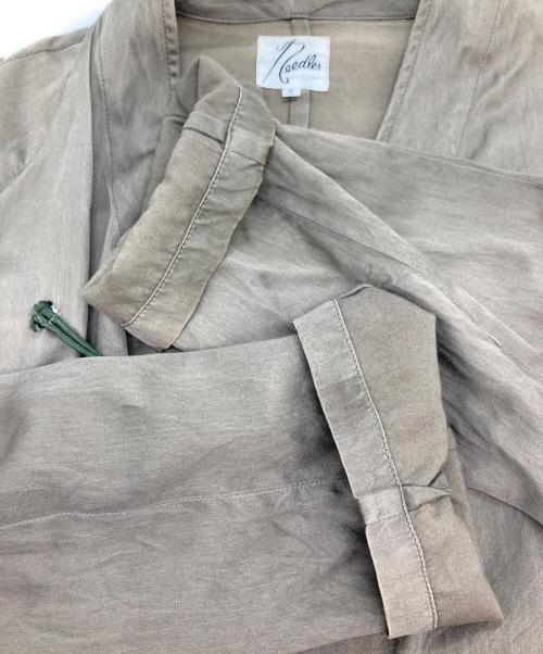 Needles（ニードルズ）Needles (ニードルズ) レーヨンコットンカーディガン ブラウン サイズ:Sの古着・服飾アイテム