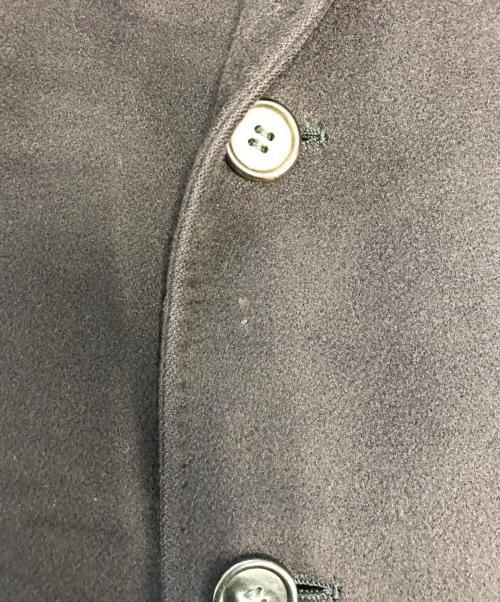 hughes&hatcher（ヒューズ&ハッチャー）hughes&hatcher (ヒューズ&ハッチャー) モンゴリアンカシミヤコート ブラック サイズ:表記なしの古着・服飾アイテム