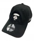 Aape BY A BATHING APE×New Eraエーエイプ バイ アベイシングエイプ×ニューエラ）の古着「キャップ」｜ブラック