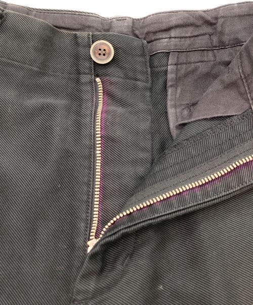 AURALEE（オーラリー）AURALEE (オーラリー) サイドシンチパンツ ブラック サイズ:Lの古着・服飾アイテム