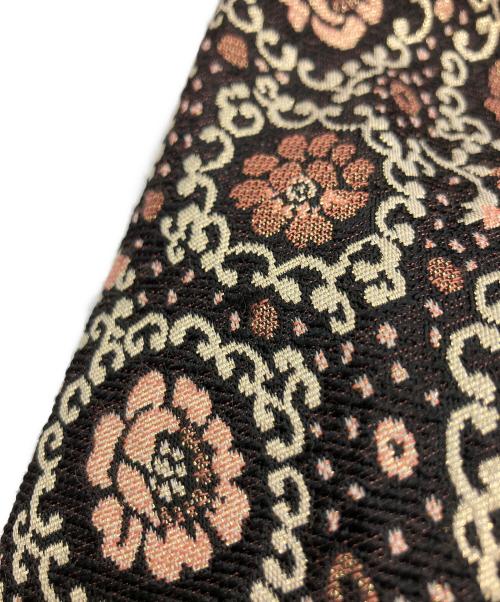 maturely（マチュアリー）maturely (マチュアリー) ジャガードジャケット ブラウン サイズ:FREEの古着・服飾アイテム