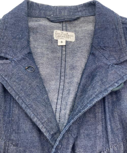 Engineered Garments（エンジニアド ガーメンツ）Engineered Garments (エンジニアド ガーメンツ) デニムテーラードジャケット インディゴ サイズ:Lの古着・服飾アイテム